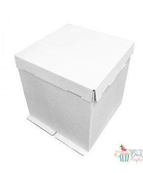 Коробка для торта 42х42х45см, белая