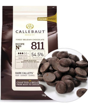 Шоколад темный Barry Callebaut 811 в галетах (54,5% какао)