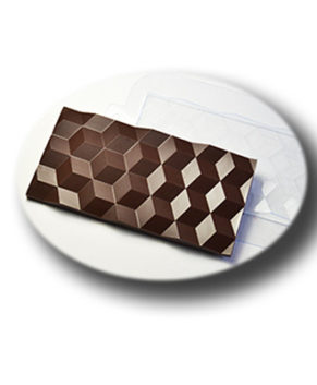 Пластиковая форма для шоколада Плитка Кубики