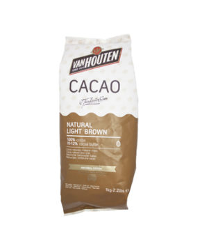 Какао порошок 100% с пониженным содержанием жира, 100гр