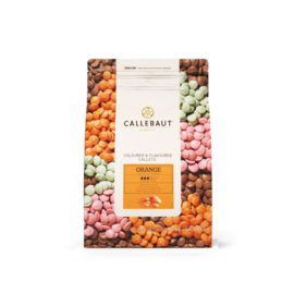 Шоколад Callebaut оранжевый со вкусом апельсина, 100гр