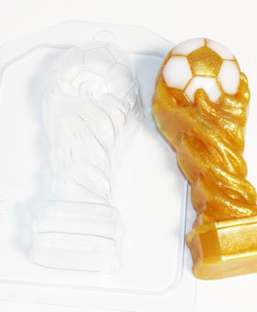 Пластиковая форма для шоколада Кубок футбольный
