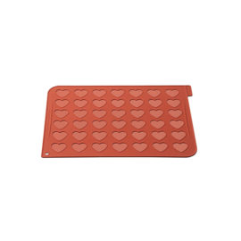 Силиконовый коврик для макарон Сердечки Silikomart  40×30 см