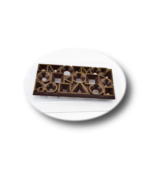 Пластиковая форма для шоколада Плитка Насквозь разные