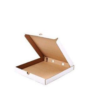 Коробка для пиццы и пирогов 30х30х4 см, белая