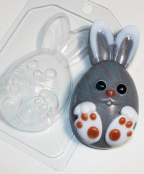 Пластиковая форма для шоколада Кролик мультяшный