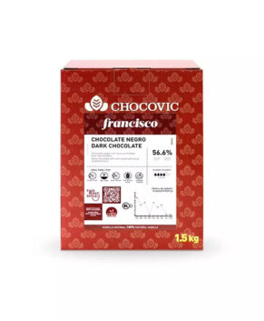 Шоколад тёмный Chocovic Francisco 56,6%, 1,5кг