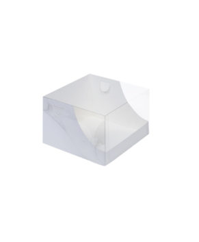 Коробка для торта с прозрачной крышкой, 20х20х14см