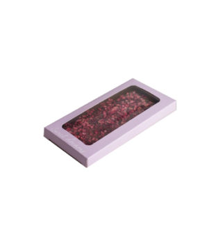 Коробка для шоколадной плитки с окном 17х8,8х1,5 см, Sweet dreams