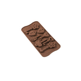 Силиконовая форма Ключи, 8 ячеек
