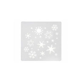Трафарет Снежинки 13х13см