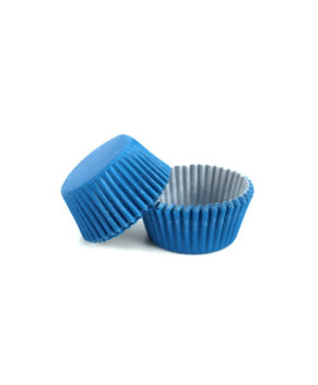 Капсулы бумажные для конфет Синие 30х23мм, 40шт(±4)
