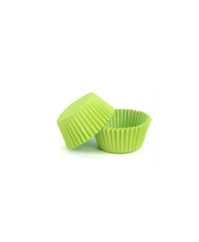 Капсулы бумажные для конфет Зелёные 30х23мм, 40шт(±4)