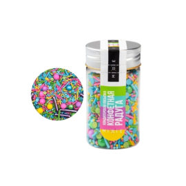 Посыпка кондитерская MIXIE Конфетная радуга, 50гр