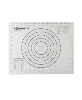 Силиконовый коврик для выпечки и раскатки теста с разметкой 50×40см