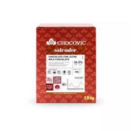 Шоколад молочный Chocovic Salvador 36,5%, 1,5кг