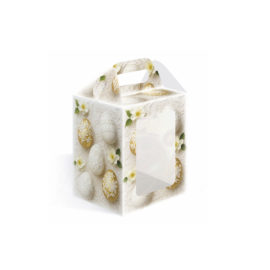 Коробка под кулич Ажурный, 10х10х15см