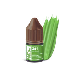 Гелевый жирорастворимый краситель Зеленый (Art Color choco),12мл