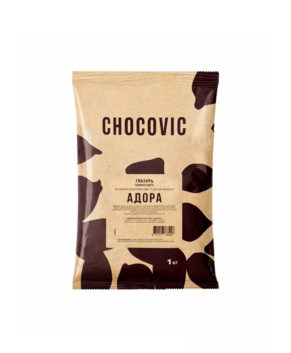Глазурь тёмная Chocovic АДОРА, 1кг